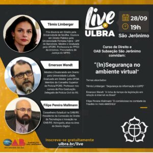 Read more about the article Mallmann é palestrante sobre segurança no ambiente virtual em evento da Ulbra